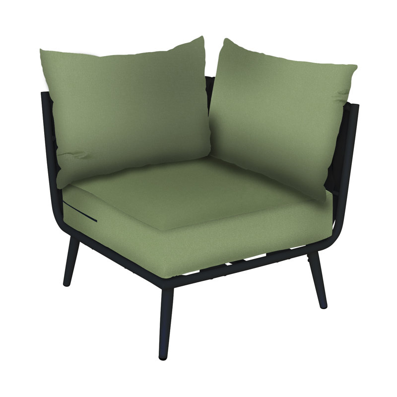 Section de coin Cayman, Noir, Vert
