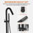 Single-Handle Freestanding Tub Faucet With Hand Shower Brass Floor Mount Tub Filler-108044597
