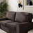 Modern Gray Sofas, Durable Chenille Fabric, Compact Design For Home Use