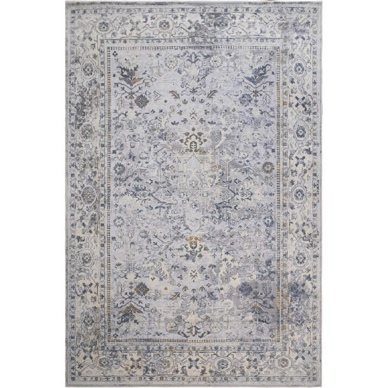 Oriental Indoor Rug, Rectangle 3'3" x 5'