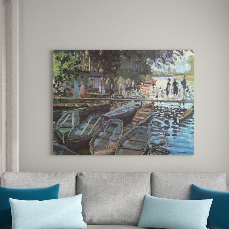 Claude Monet - Wrapped Canvas Print, 60cm H x 80cm W x 1.8cm D