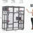 Extra Large Cat Cage - Gray