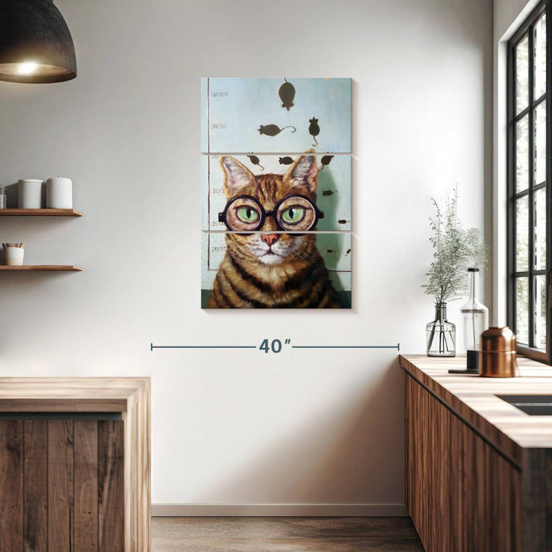 Examen des yeux Ketti Feline, H 38 po x l 24 po