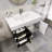 Marijke 35.4 " W Wall Mounted Wall Mounted 1 Single Vanity Bathroom Vanity With Acrylic Top-707664420