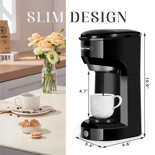 Small Electric 4 Cup Coffee Maker Machine Coffee Pot Home Office RV College  Dorm