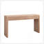 Console moderne à 4 tiroirs - Table d'entrée de 59,2 po en bois naturel-670380876