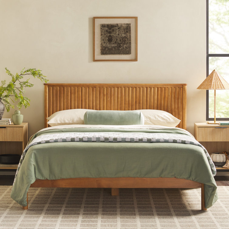 Asho Solid Wood Platform Bed