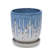 Handmade Blue-White Gradient Ceramic Planter Set (7.48"×8.07" & 5.51"×6.1"), Indoor/Outdoor Flower Pot for Orchids, Succulents on Windowsill, Breathable with Drainage Holes-298485573
