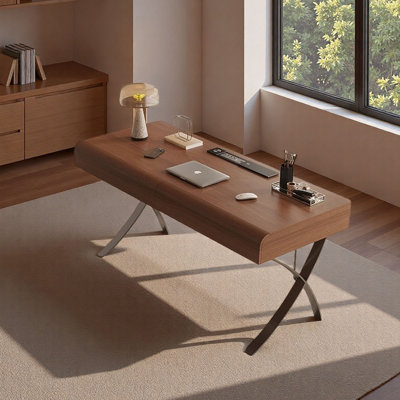 Modern Minimalist Walnut Desk