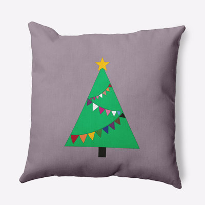 Polyester Indoor/Outdoor Throw Pillow
