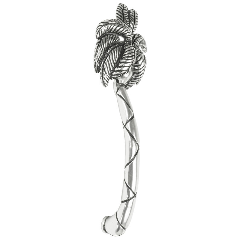 Palmier Coastal Living 5 po centre à centre à finition verticale calice, Argent argent, 5"
