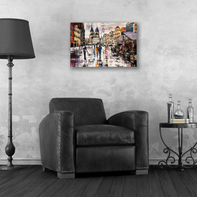 'Prague Staromestska,' Acrylic Glass Wall Art
