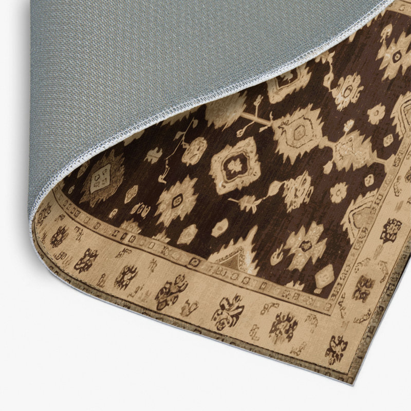 Tapis d'intérieur et d'extérieur surteint beige, Rectangulaire 2 pi x 3 pi