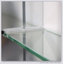 Armoire à pharmacie 15 po x 26 po avec miroir réglable et fixation murale en aluminium pour salle de bain-1325826252