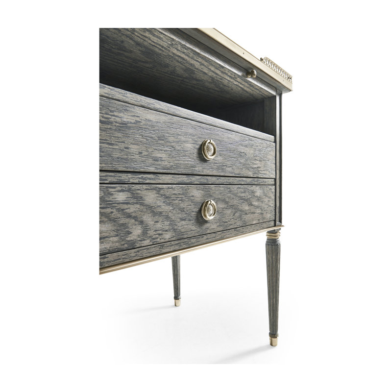 Arlingham 2 - Drawer Solid Wood Nightstand