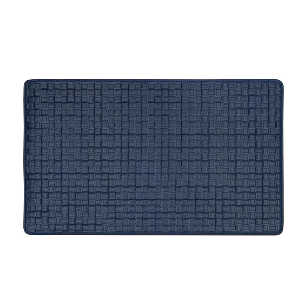 Modern Solid Color Water Resistant Anti-Fatigue Non-Skid Kitchen Mat Gracie Oaks 