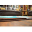 Tapis abstrait turquoise / brun Mccampbell-40595984
