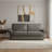 Cappe 72" Top Grain Leather Queen Slim Folding Arm Sleeper Sofa Bed with Memory Foam Mattress-1902678969