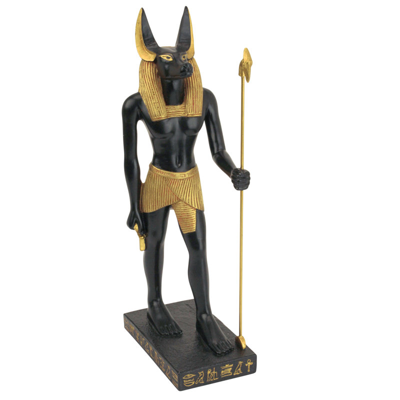 Anubis Jackal God Egyptian Figurine