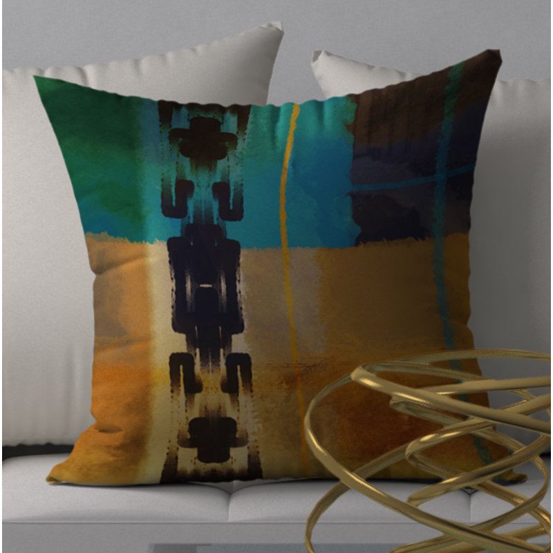 Housse de coussin carrée décorative à cœur de transformation, 24 po x 24 po