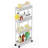 5.3" Slim Storage Cart - 4 Tiers Bathroom Organizer Mobile Shelving Unit Storage Rolling Utility Cart Slide Out Organizer For Kitchen Bathroom Laundry Narrow Places-110406611