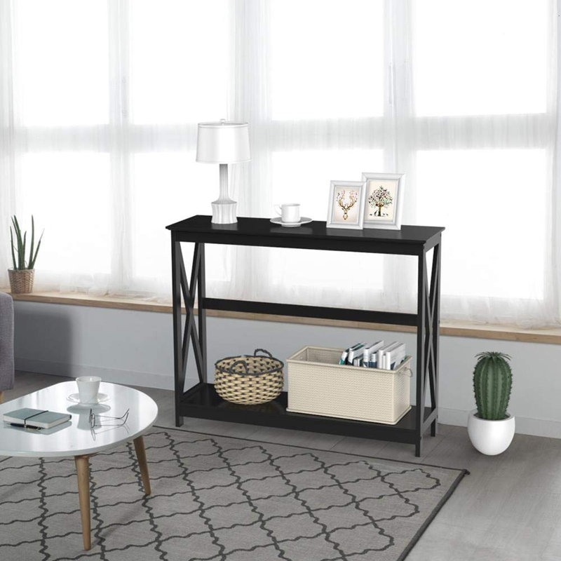 Adelbert 101.5cm Console Table, Black