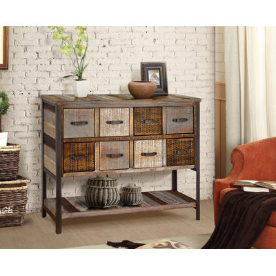 Commode d'appoint à 8 tiroirs Klem