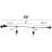 Aceves Outdoor 24 - Bulb 48'' Plug-in String Light