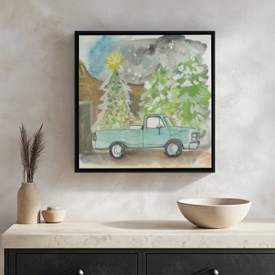 «Christmas Tree Truck» par Jessica Mingo, reproduction d'art
