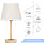 Lampe de table brune 15,4 po Jazmone