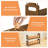 2-Tier Wooden Egg Holder - Brown