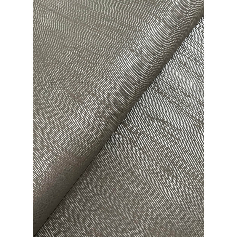 Papier peint à rayures Somerset, Gris