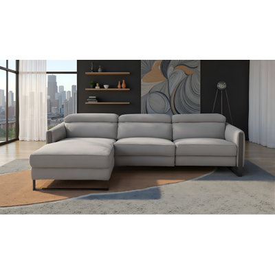 Rickeem Upholstered Power Reclining L-Shaped Sectional