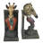 Serengeti Giraffe and Zebra Bookends