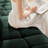Modular 4-Seater Sofa With Ottoman, Solid Wood Frame In Premium Chenille, High-Resilience Cushions, Ideal For Living Rooms, Home Offices, Lounges, Green-1470352168-1442966507