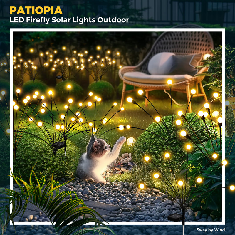 Plastic Solar Powered Pathway Light Pack
