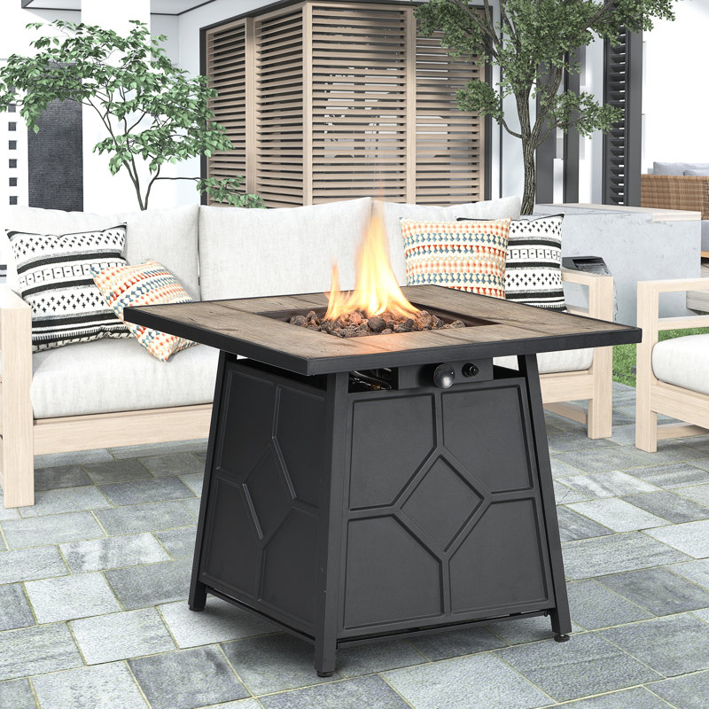 Fire Pit Table, Gray