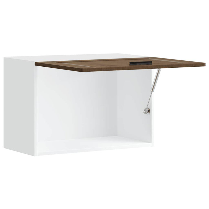 Latitude Run Kitchen Corner Base Cabinet Porto Engineered Wood, Brown Oak