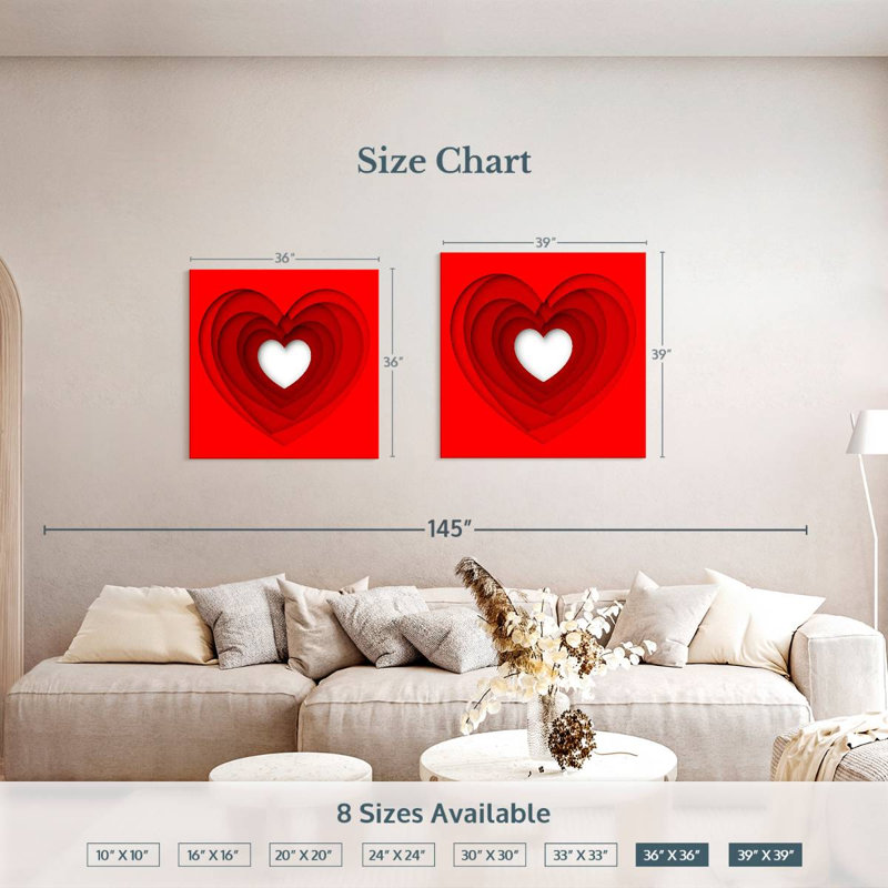 Hardie Heart Layers, H 36 po x l 36 po