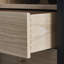 Buffet en bois massif noir
