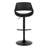 Najrin Adjustable Faux Leather Bar Stool with Rounded T Footrest (Set of 2)-125785564-125785569