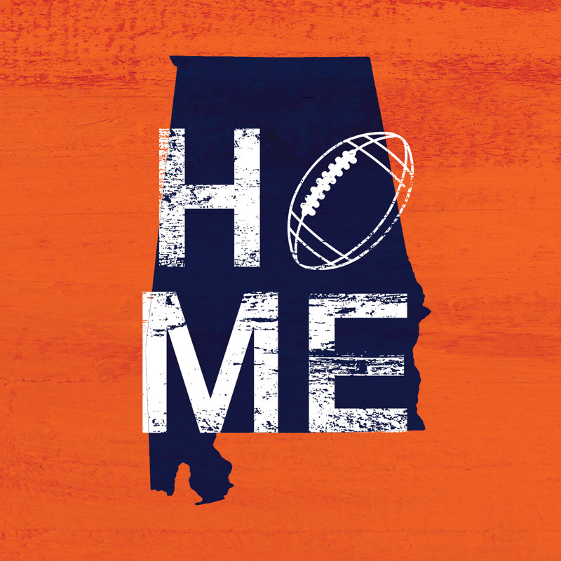 Home Football Auburn - Wrapped Canvas Print,  76cm H  x 76cm W 