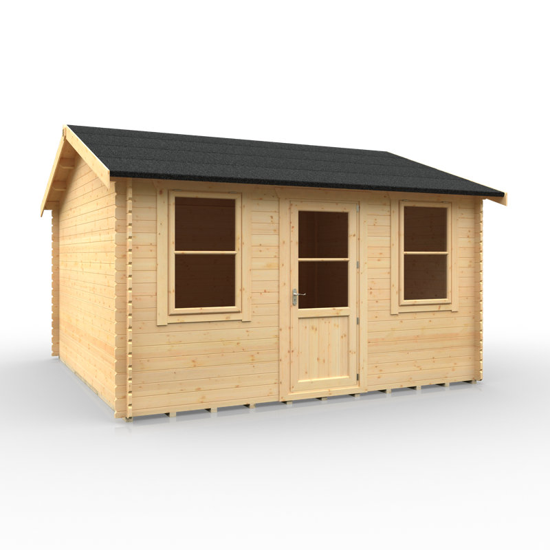 The Sabre Tongue & Groove Log Cabin 14x14w