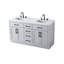 Meuble-lavabo double 60 po Ahner-2068009240