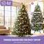 Arbre de Noël artificiel pré-décoré 6 pi avec pommes de pin 6 pi-1121309633