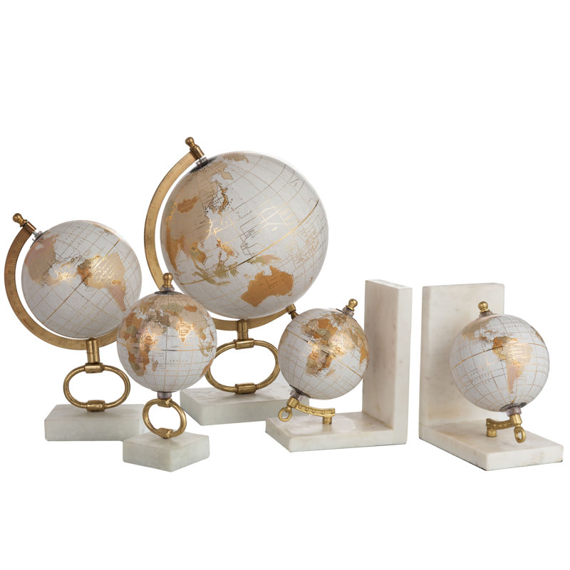 On Foot Marble Globe
