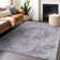 Machine Washable Indoor/Outdoor Claudian ACN1238 Purple Rug