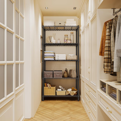 Storage Shelving Utility Shelving Unit 5-tier Utility Shelving Unit Steel Organizer Wire Rack For Home,kitchen,office