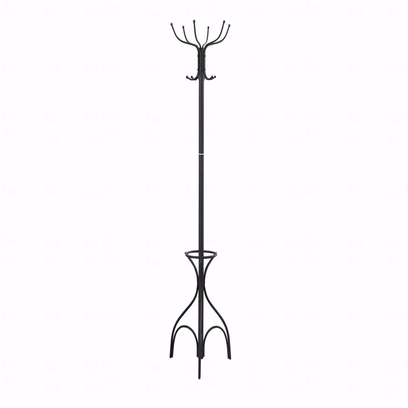 Coat Rack, Hall Tree With Storage Function Rack, With Free Standing Design, With 12 Coat Hooks, For Entryway Use, 70" Height, With Umbrella Holder Function