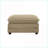 Ottoman Footstool, Retro-Modern Tan Brown Corduroy | Fits 2-4 Seater Sofas | Wood Frame | Black Accents-1888576883